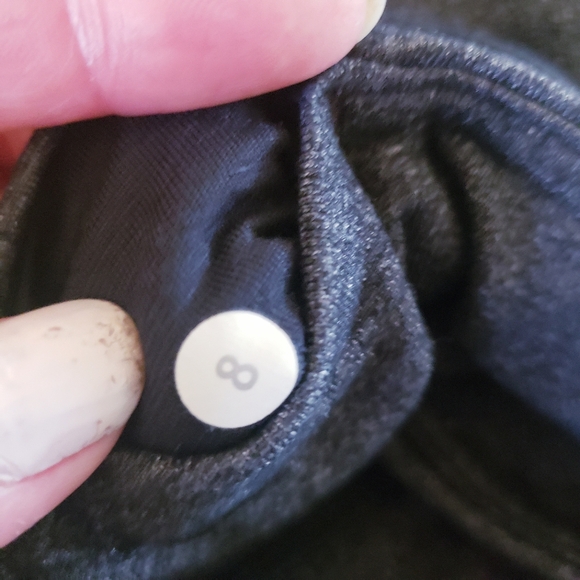 Lululemon Gather and Crow Crop Legging - Heathered Gray 8 - Picture 8 of 12